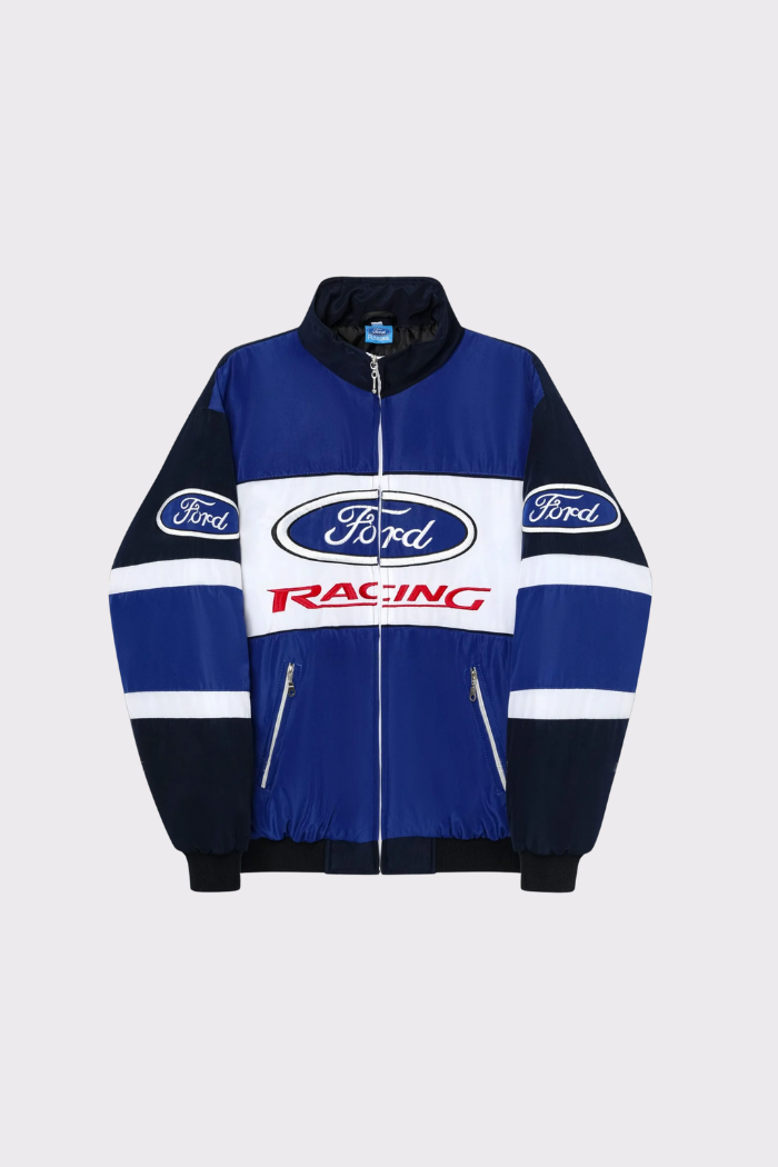 Jaqueta AutoSport Vintage Edição Ford Racing - Unissex