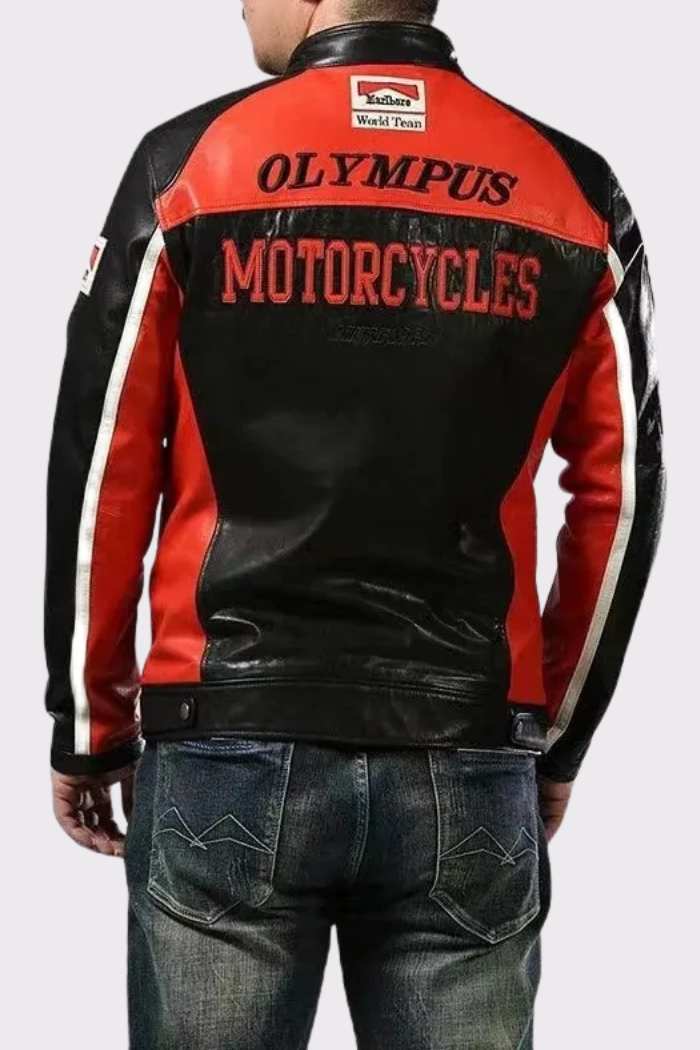 Jaqueta Motoqueiro de Couro Edição Scuderia - Limitada