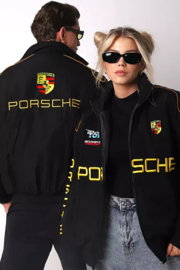 Jaqueta Vintage Motorsport Edição Porsche Racing - Unissex