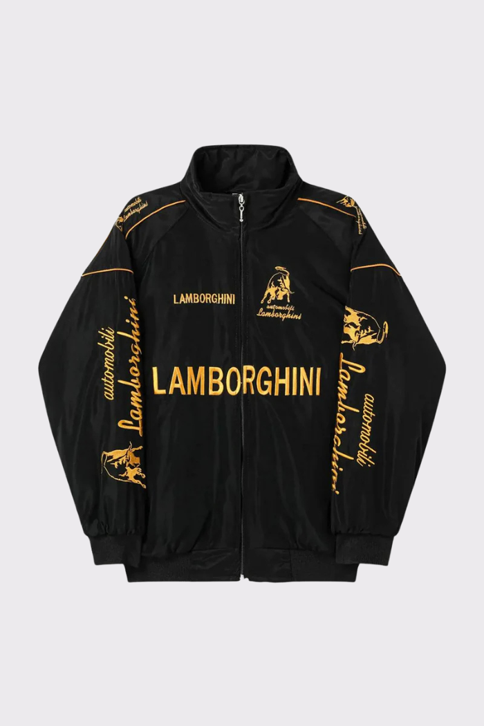 Jaqueta Vintage Motorsport Edição Lambo Automobili - Unissex