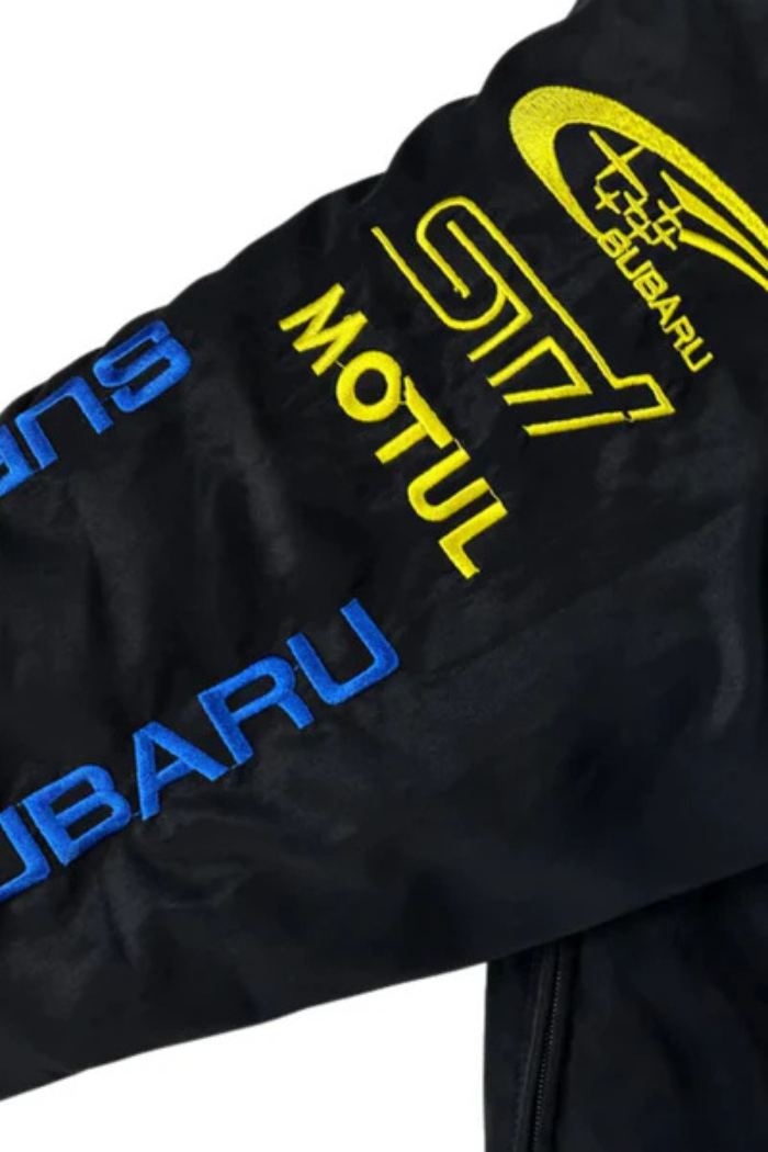 Jaqueta Vintage Rally World Edição Subaru Black 90's - Unissex