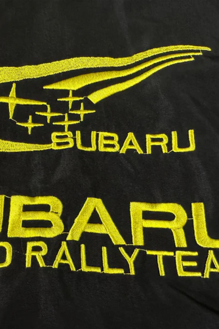 Jaqueta Vintage Rally World Edição Subaru Black 90's - Unissex