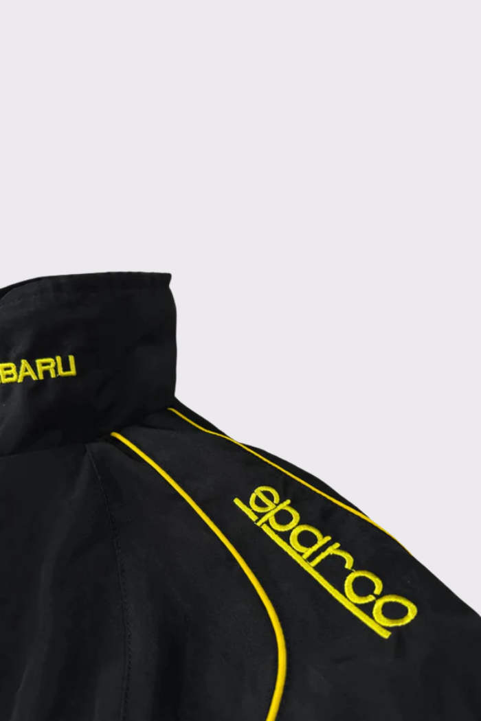 Jaqueta Vintage Rally World Edição Subaru Black 90's - Unissex