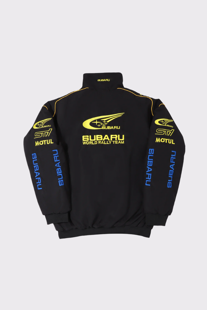 Jaqueta Vintage Rally World Edição Subaru Black 90's - Unissex