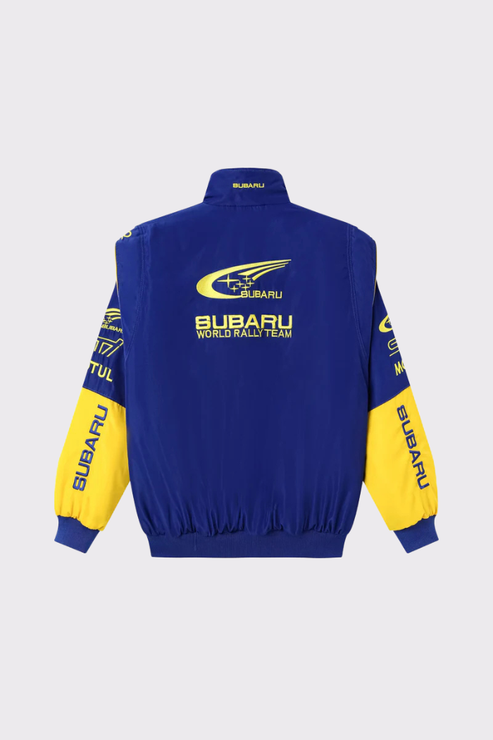 Jaqueta Vintage Rally World Edição Subaru Blue 90's - Unissex